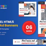 Travel HTML5 Animate Banner Ads Google Web Design