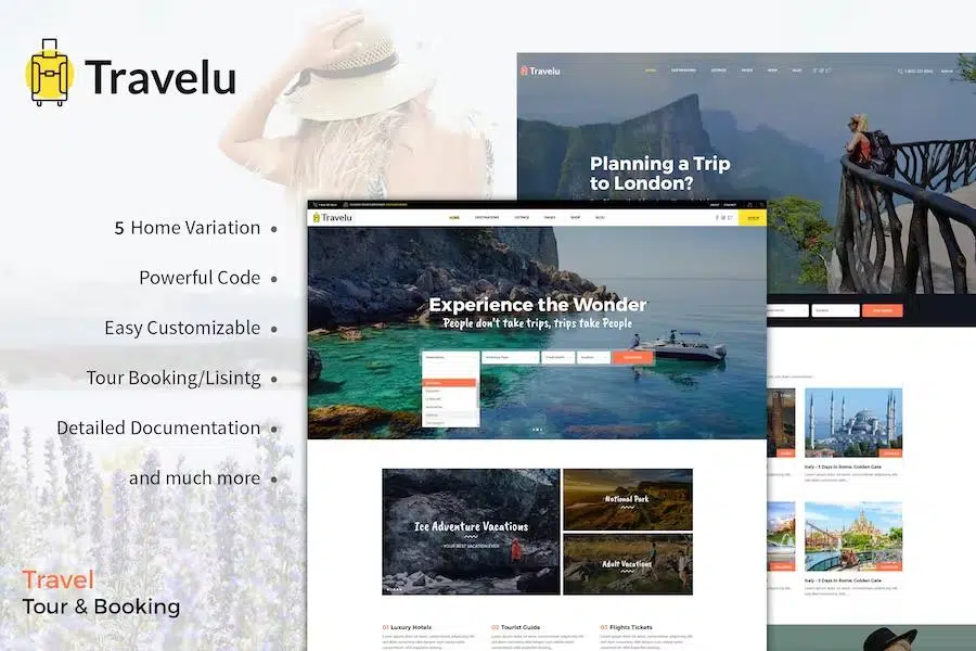 Travelu – Tour Booking HTML Template