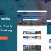 Travlio – Travel Booking WordPress Theme
