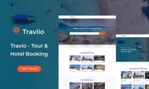 Travlio – Travel Booking WordPress Theme