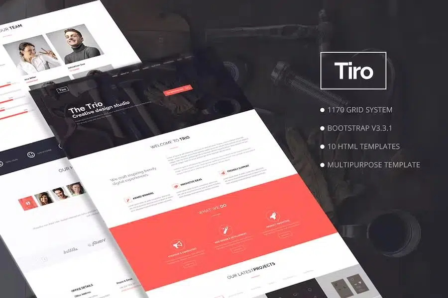 Trio – Bootstrap Responsive Multipurpose Template