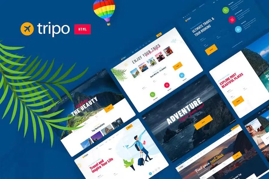 Tripo – HTML Template For Travel & Tourism Agencies