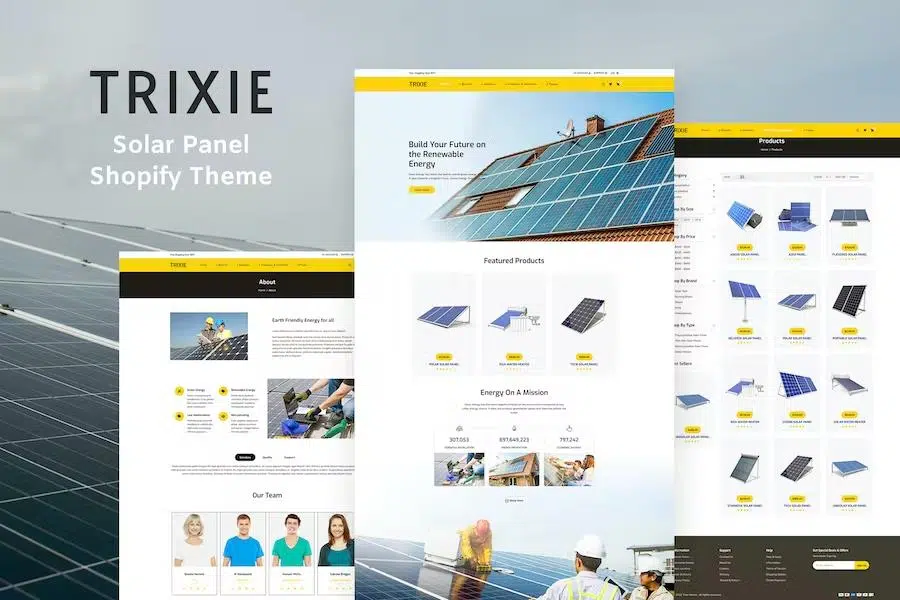 Trixe – Solar Responsive Shopify Template