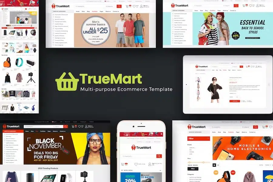 TrueMart – Mega Shop OpenCart Theme (Included Color Swatches)