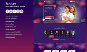 TuruLav – Dating Social Network Template