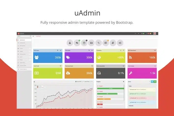 uAdmin – Responsive Admin Dashboard Template