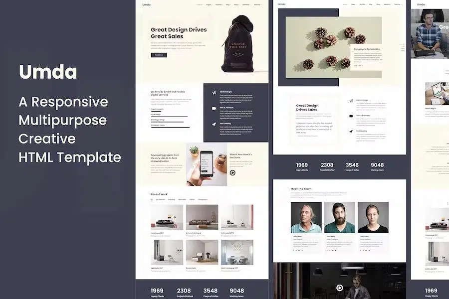 Umda – Innovative Multipurpose Creative Template