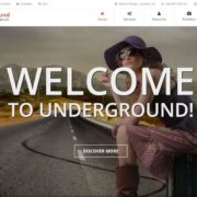 UnderGround – Minimal Onepage & Multipage Template