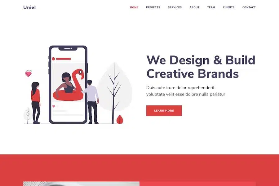 Uniel – Digital Agency HTML5 Responsive Template