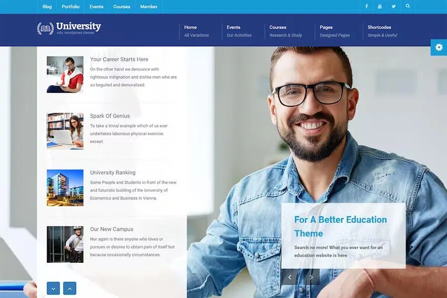 University – Education, Event and Course HTML Template