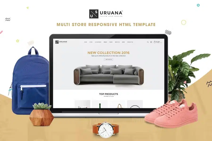 Uruana – Multi Store Responsive HTML Template