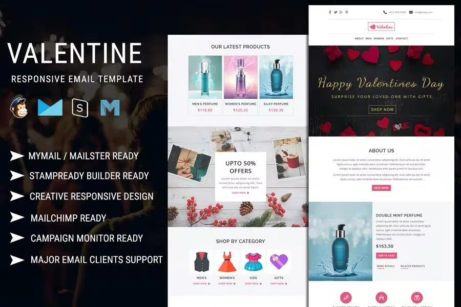 VALENTINE – Responsive Email Template