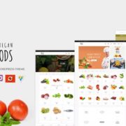 Vegan Food – Organic Store Responsive WooCommerce WordPress Theme