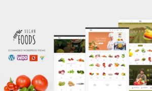 Vegan Food – Organic Store Responsive WooCommerce WordPress Theme