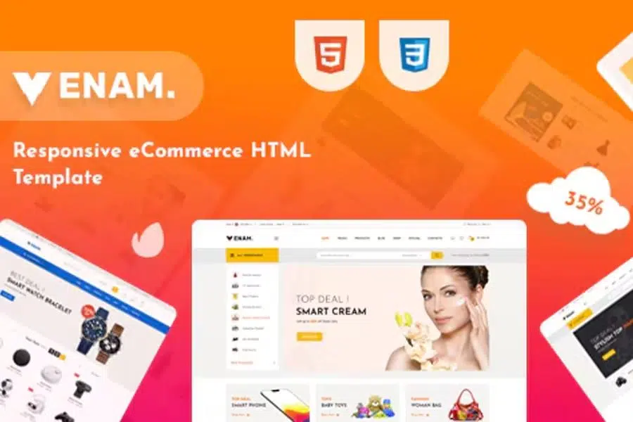 Venam – Multipurpose eCommerce HTML Template