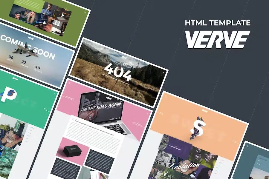 Verve – Agency & Portfolio Responsive HTML5 Template