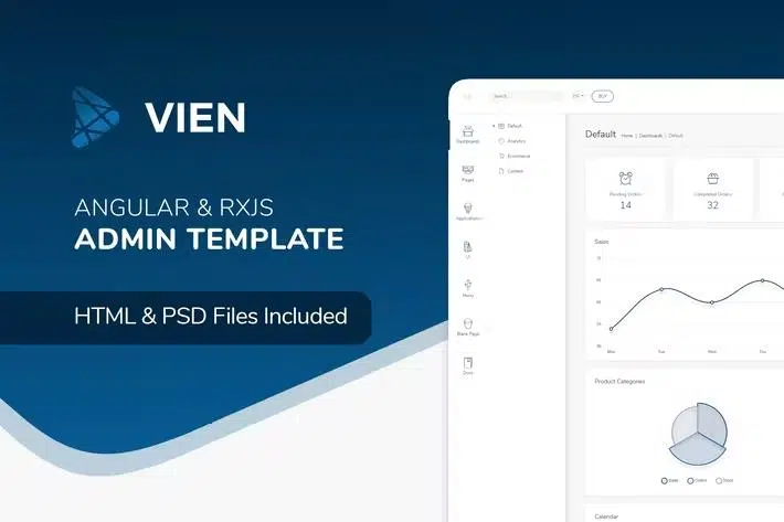 Vien – Angular 10 Admin Template