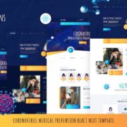 Vimns – React Next Coronavirus Medical Prevention Template