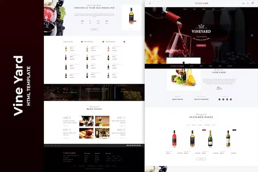 Vine Yard HTML Template