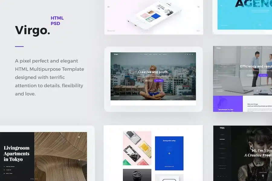 Virgo. – Multipurpose HTML Template