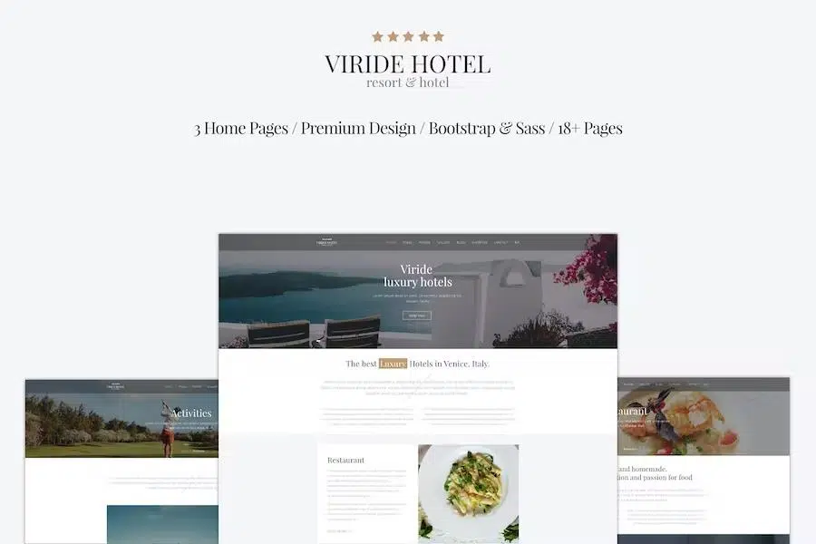 Viride – Hotel & Resort Premium HTML template