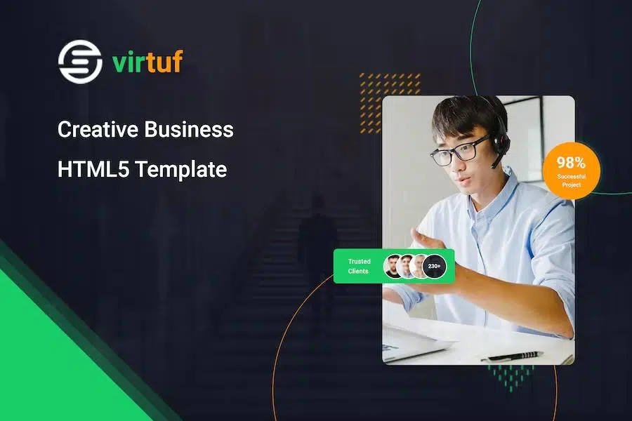 Virtuf – Creative Agency Bootstrap 5 Template