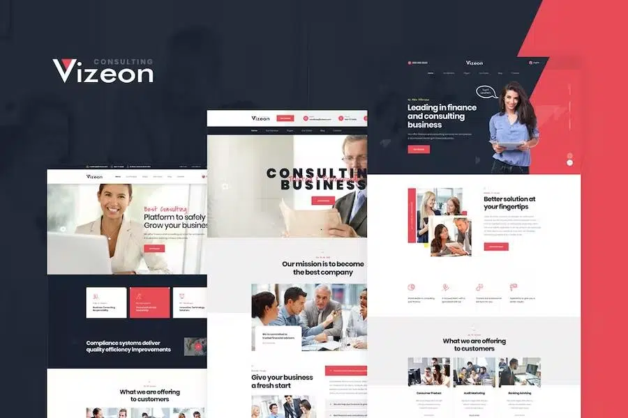 Vizeon – Business Consulting HTML Template