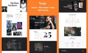 Vome – Multipurpose Film Studio Movie Production WordPress Theme