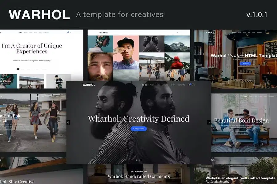 Warhol – Creative Multipurpose HTML Template