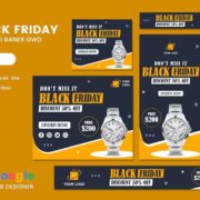 Watch Sale Black Friday HTML5 Banner Ads GWD