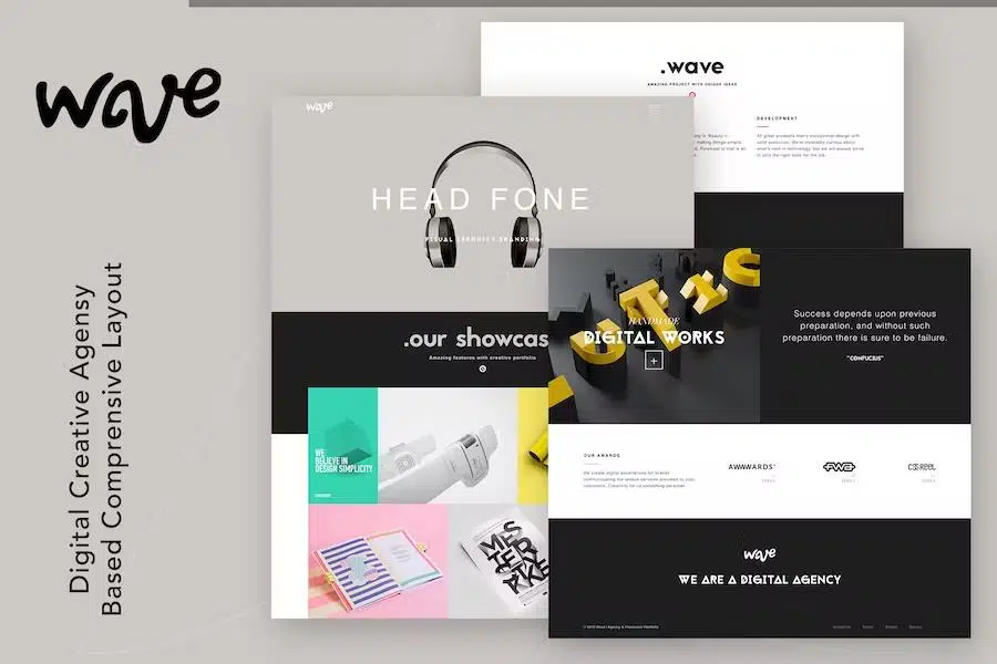 Wave – Agency & Freelancer Portfolio