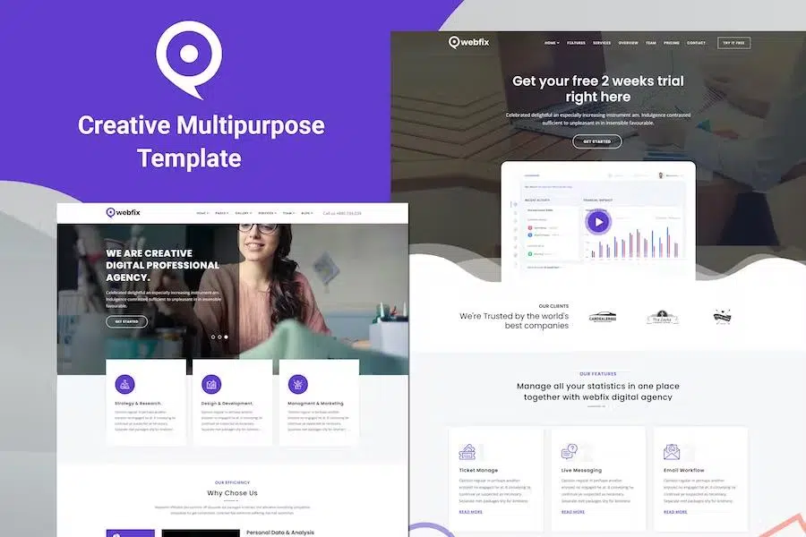 Webfix – Creative Multipurpose Template