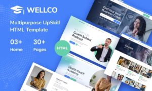 Wellco – Life Coach and Online Courses HTML Template