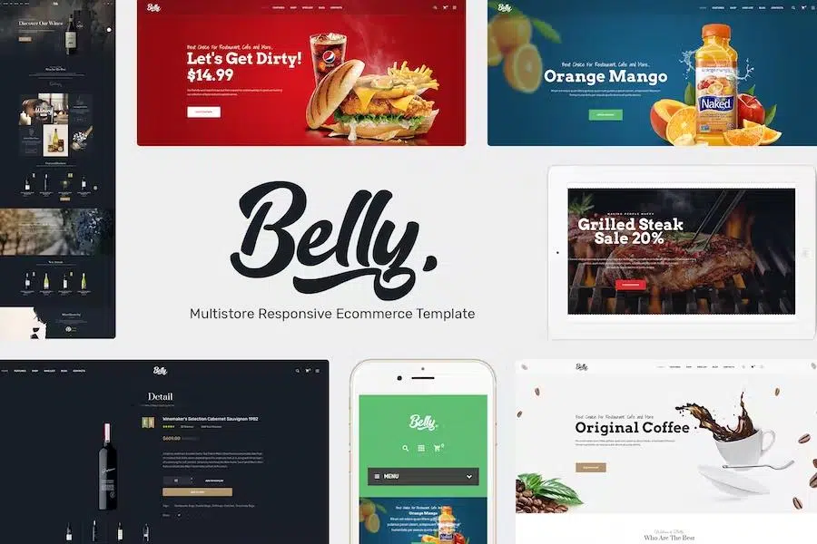 Belly – Wine, Food & Drink Theme for Opencart 3.x