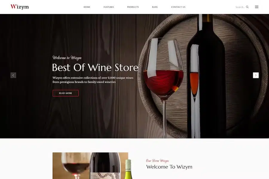 Wizym – Wine & Winery HTML Template