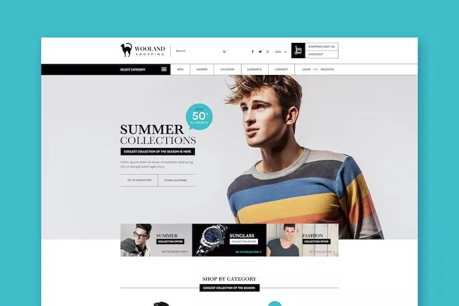 Wooland – Responsive eCommerce HTML Template