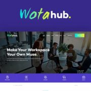 WotaHub – Coworking Space WordPress Theme