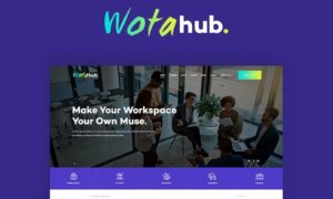 WotaHub – Coworking Space WordPress Theme