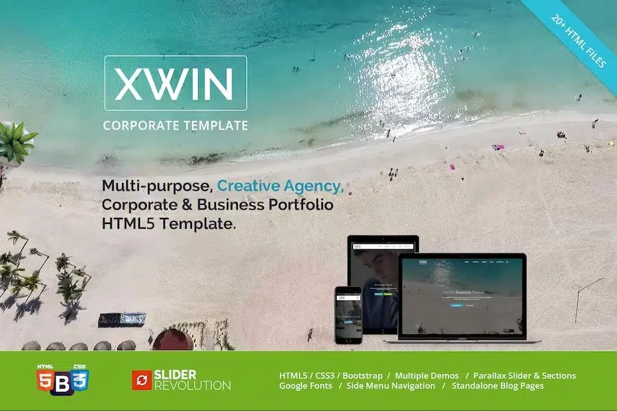 Xwin – Corporate Business HTML5