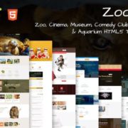 Zooks – Zoo, Cinema, Museum, Comedy Club, Circus & Aquarium HTML5 Template