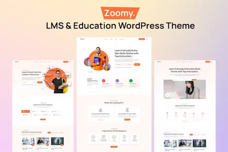 Zoomy -LMS & Education WordPress Theme