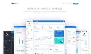 Admin Press – Ultimate & Powerful Bootstrap 4 Dashboard Template