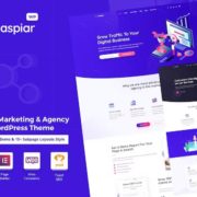 Caspiar – Digital Marketing & Agency WordPress Theme
