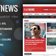 FlatNews – Responsive Magazine WordPress Theme