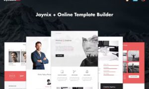 Jaynix – Responsive Email + Online Template Builder