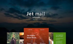 Jet mail – Responsive E-mail Template + Online Access