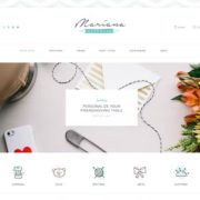 Melania – Handmade Blog & Crafts Shop Artistic WordPress Theme