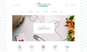 Melania – Handmade Blog & Crafts Shop Artistic WordPress Theme