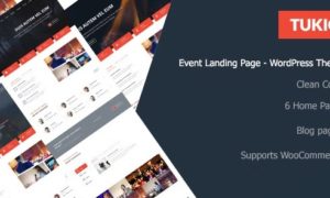 Tukio – Event Landing Page WordPress Theme