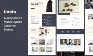 Umda – Responsive Multipurpose Creative Theme – Creative